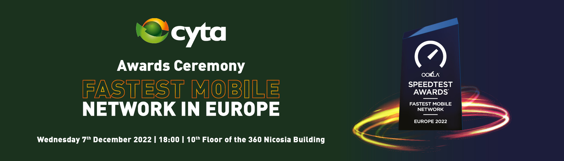 Fastest Mobile Network in Europe Awards Ceremony by Cyta